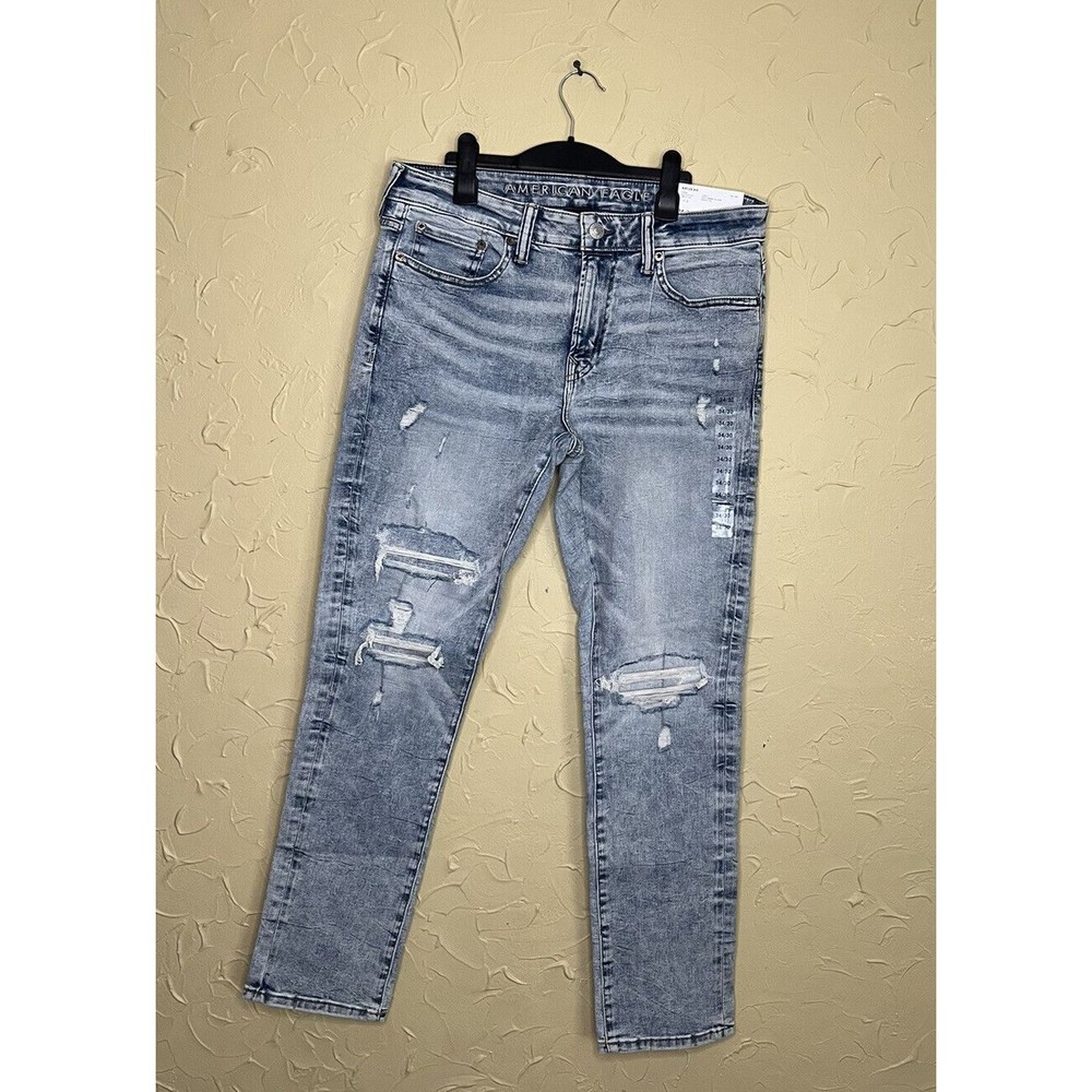 Jeans American Eagle Airflex360 Skinny Blue  Daylight Size 34/30 Box 4/1